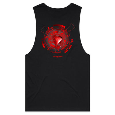 TRON IV - Mens Sleeveless T-Shirt - BACK PRINT