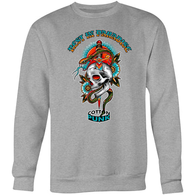 REST IN PARADISE - Mens Sweatshirt - FRONT PRINT