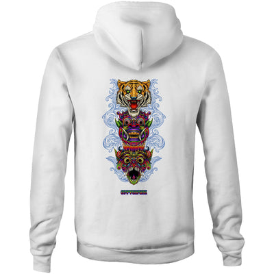 BALI SPIRITS - Mens Pocket Hoodie - BACK PRINT