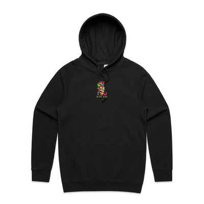 SYCHO (R) - Mens Pocket Hoodie - BACK PRINT