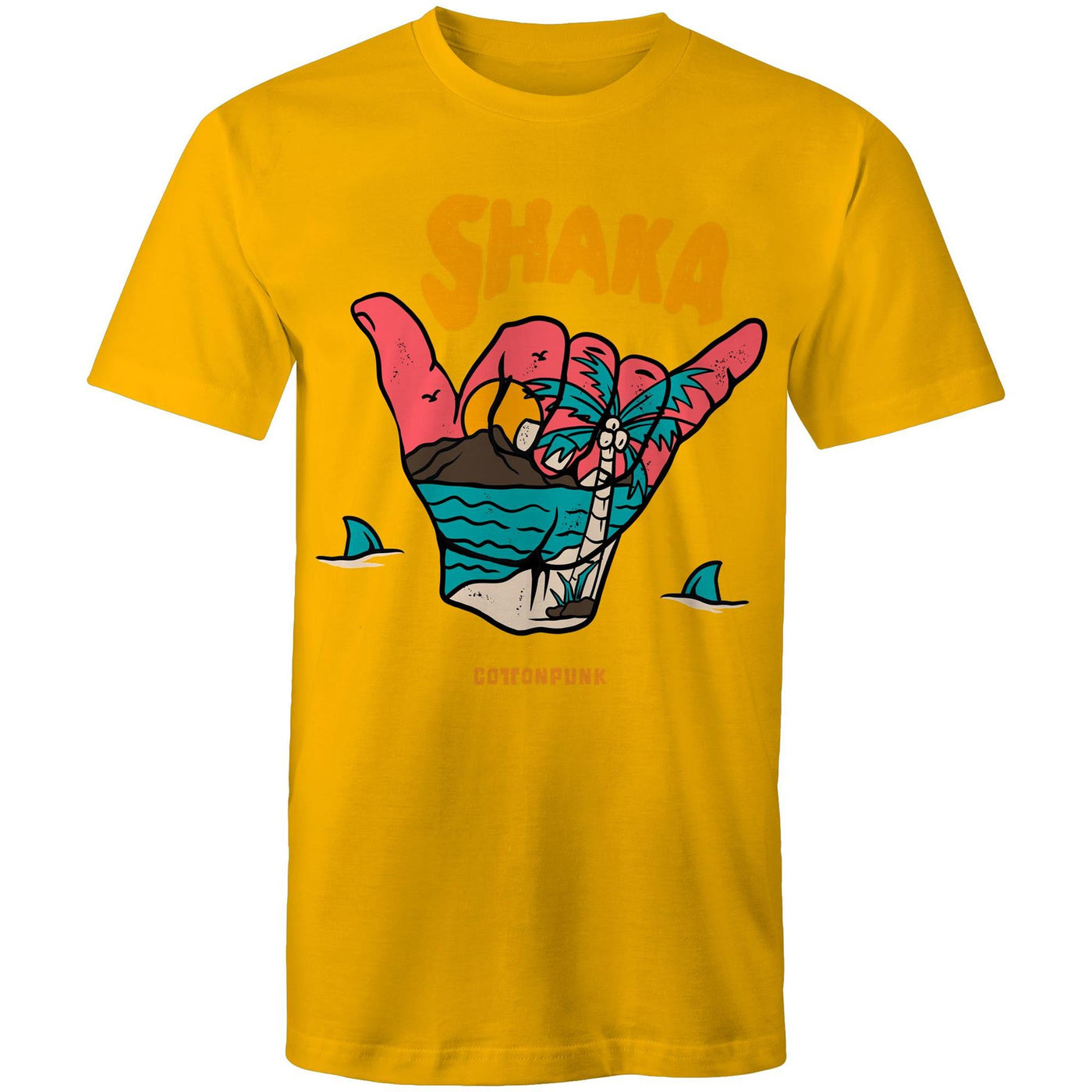 SHAKA - Mens T-Shirt - FRONT PRINT