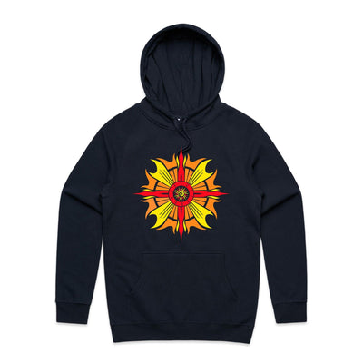 SUNDANCE II - Mens Pocket Hoodie - FRONT PRINT