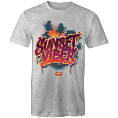 SUNSET VIBES - Mens T-Shirt - FRONT PRINT