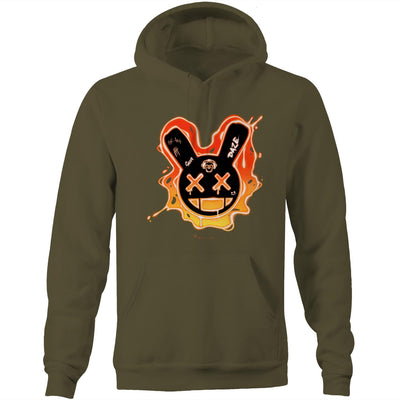 SUNDAZE (O) - Mens Pocket Hoodie - FRONT PRINT