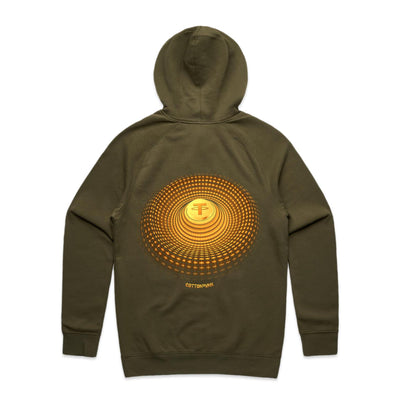 TETHER II - Mens Pocket Hoodie - BACK PRINT