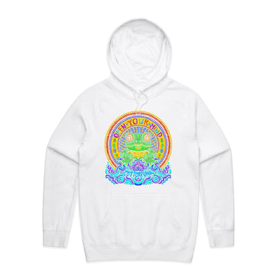 OPEN YOUR MIND - Mens Pocket Hoodie - FRONT PRINT