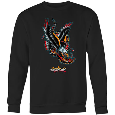 DEATH FROM ABOVE - Mens Sweatshirt - FRONT PRINT