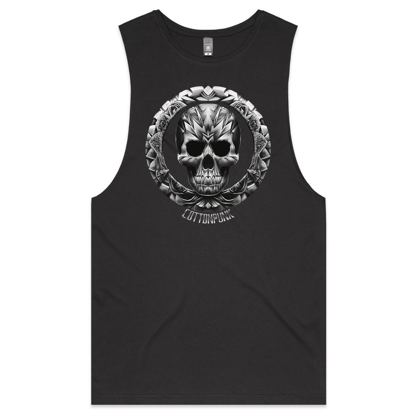 STONE COLD - Mens Sleeveless T-Shirt - FRONT PRINT