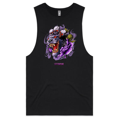 PANTHER - Mens Sleeveless T-Shirt - FRONT PRINT