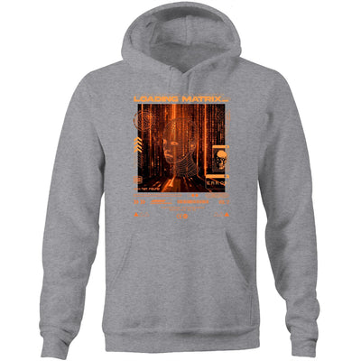 LOADING MATRIX 2 - Mens Pocket Hoodie - FRONT PRINT