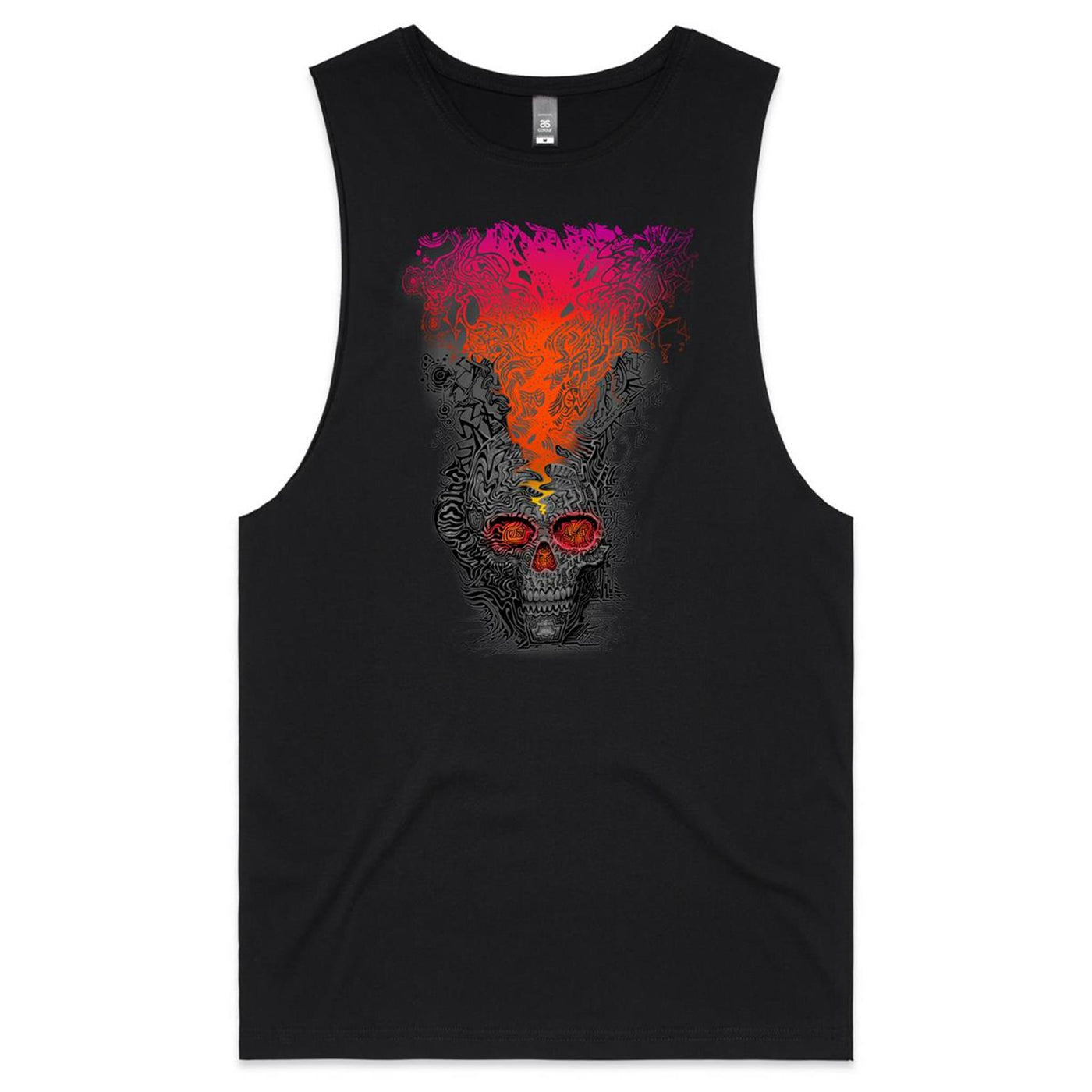 DIGITAL DETOX - Mens Sleeveless T-Shirt - FRONT PRINT