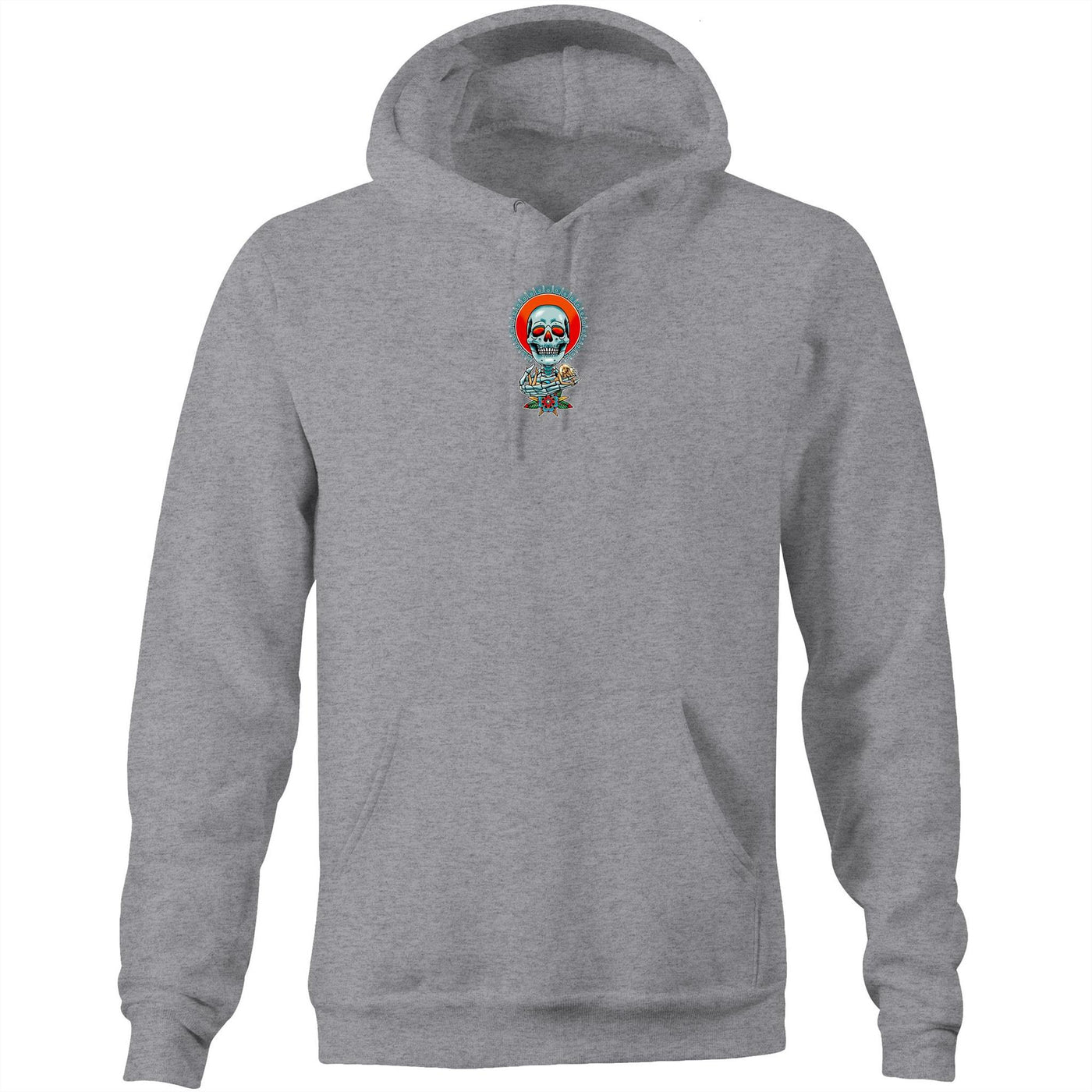 NEVER R.I.P - Mens Pocket Hoodie - BACK PRINT