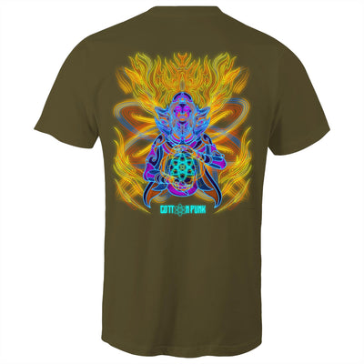 COSMIC ENERGY INFERNO - Mens T-Shirt - BACK PRINT