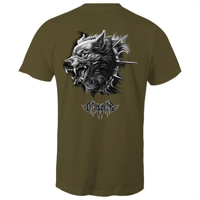 WEREWOLF - Mens T-Shirt - BACK PRINT