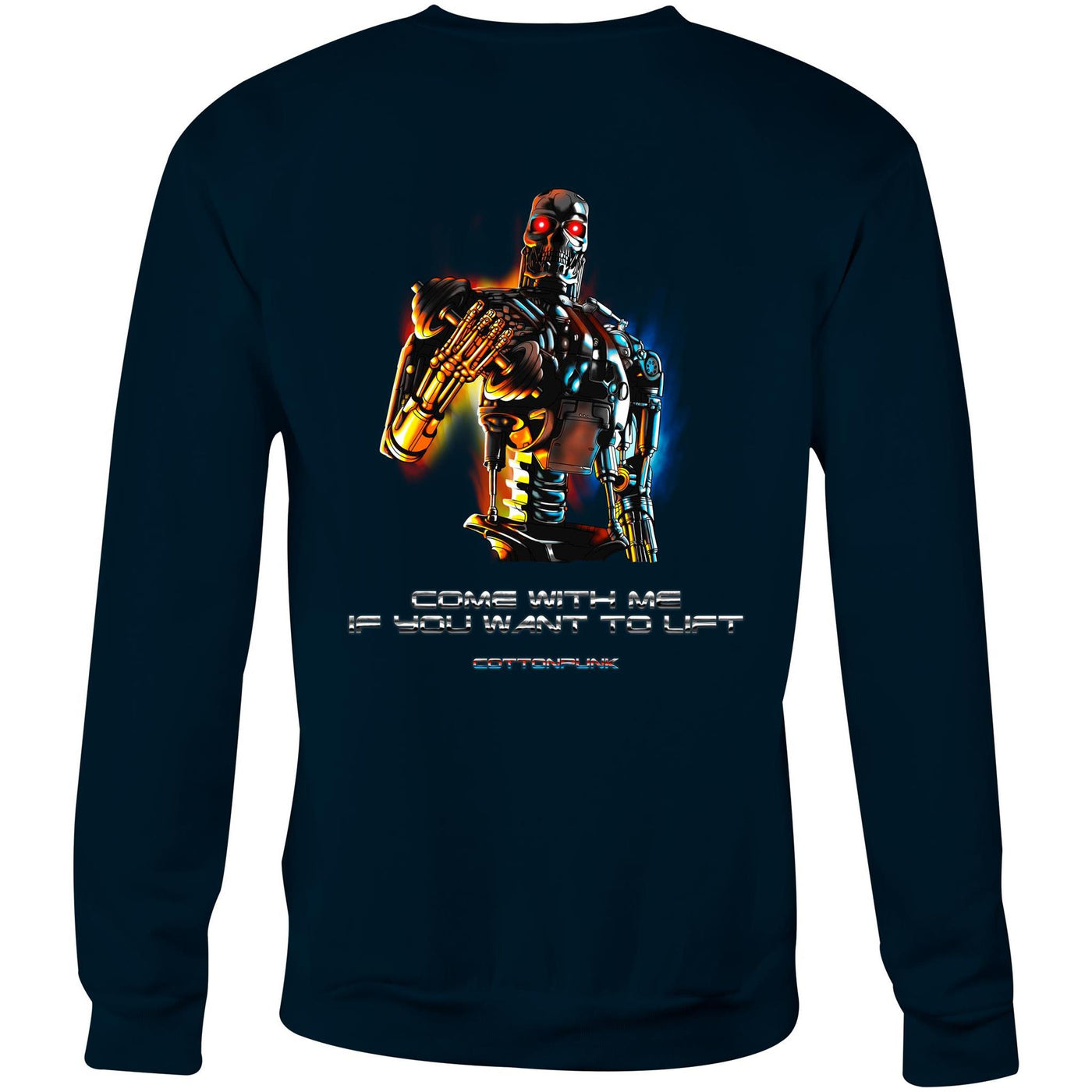 COME WITH ME - Mens Sweatshirt - BACK PRINT