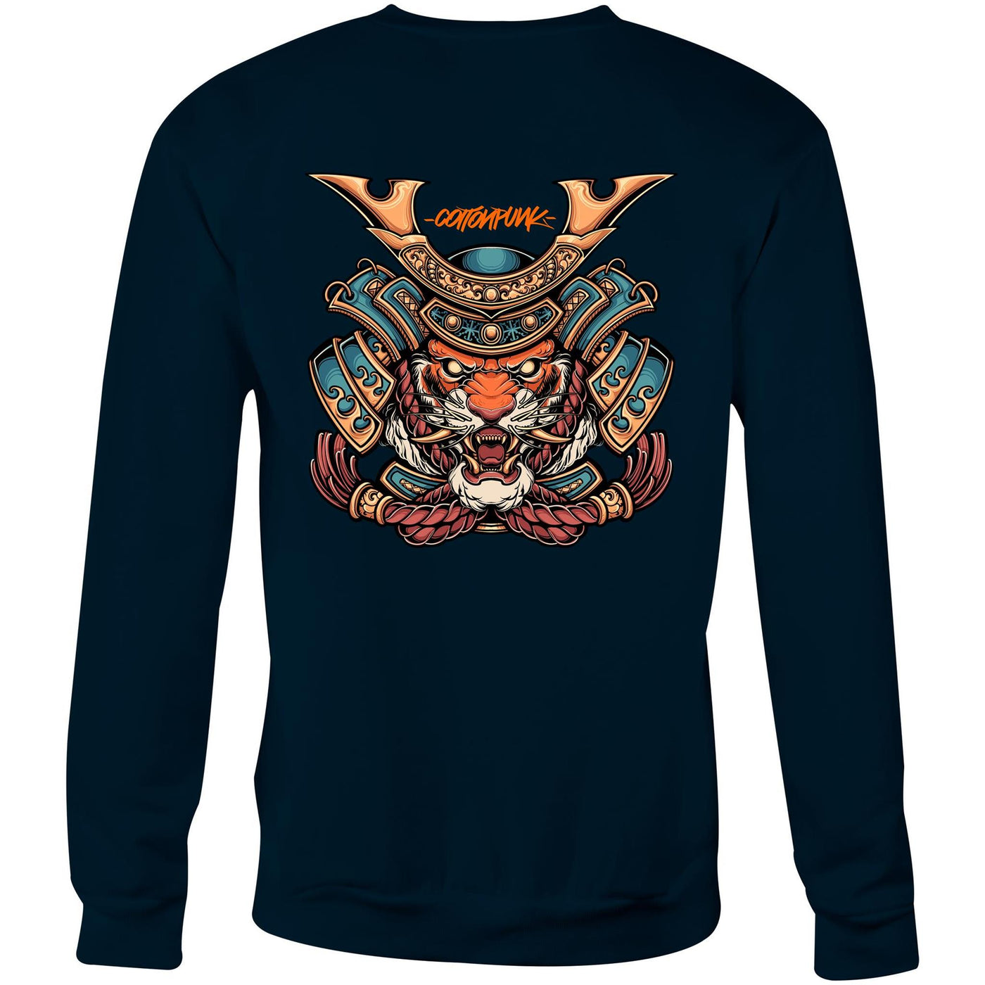 SPIRIT TIGER - Mens Sweatshirt - BACK PRINT