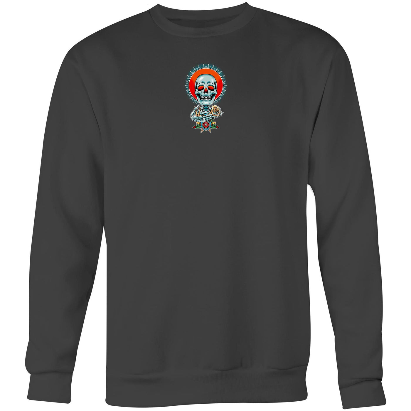 NEVER R.I.P - Mens Sweatshirt - BACK PRINT