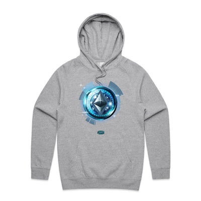 ETHEREUM - Mens Pocket Hoodie - FRONT PRINT