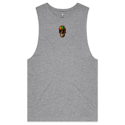 DEATH BY SUNSET - Mens Sleeveless T-Shirt - BACK PRINT