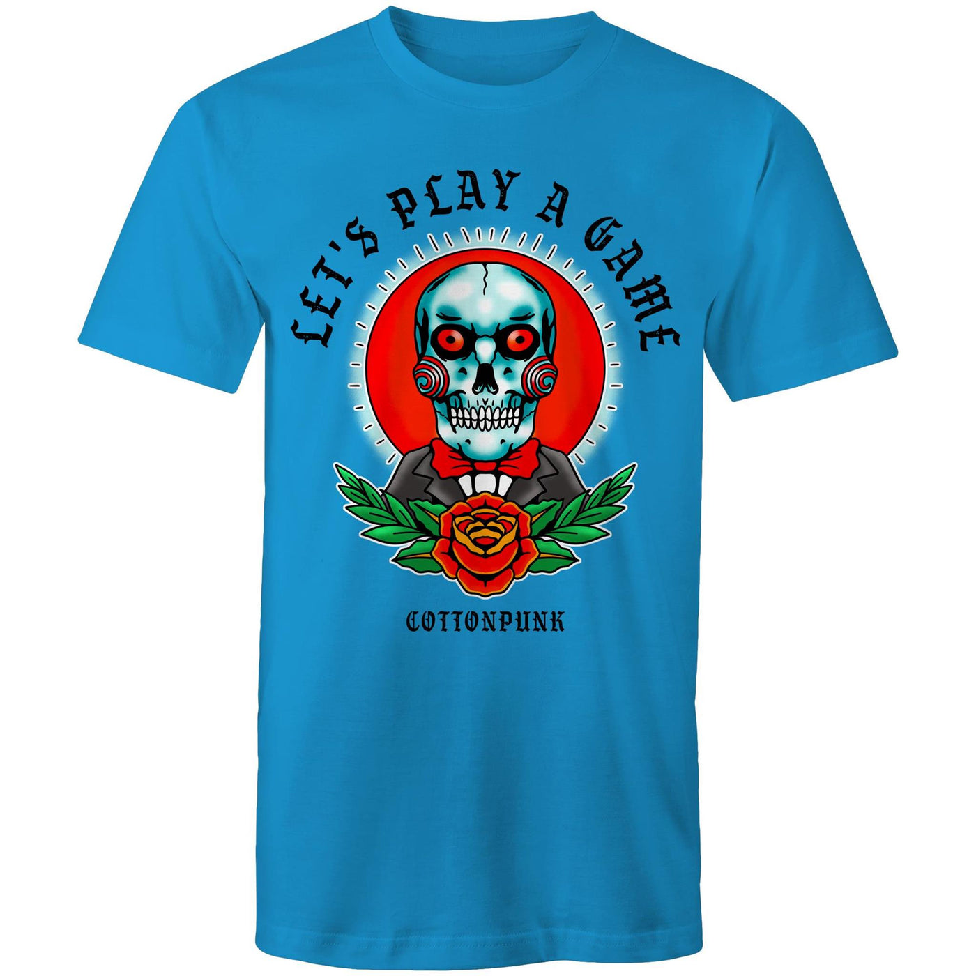 LET'S PLAY A GAME - Mens T-Shirt - FRONT PRINT