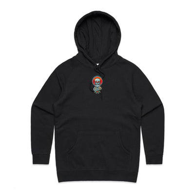 NEVER R.I.P (W) - Womens Pocket Hoodie - BACK PRINT