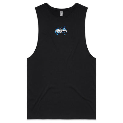 PULSE - Mens Sleeveless T-Shirt - BACK PRINT