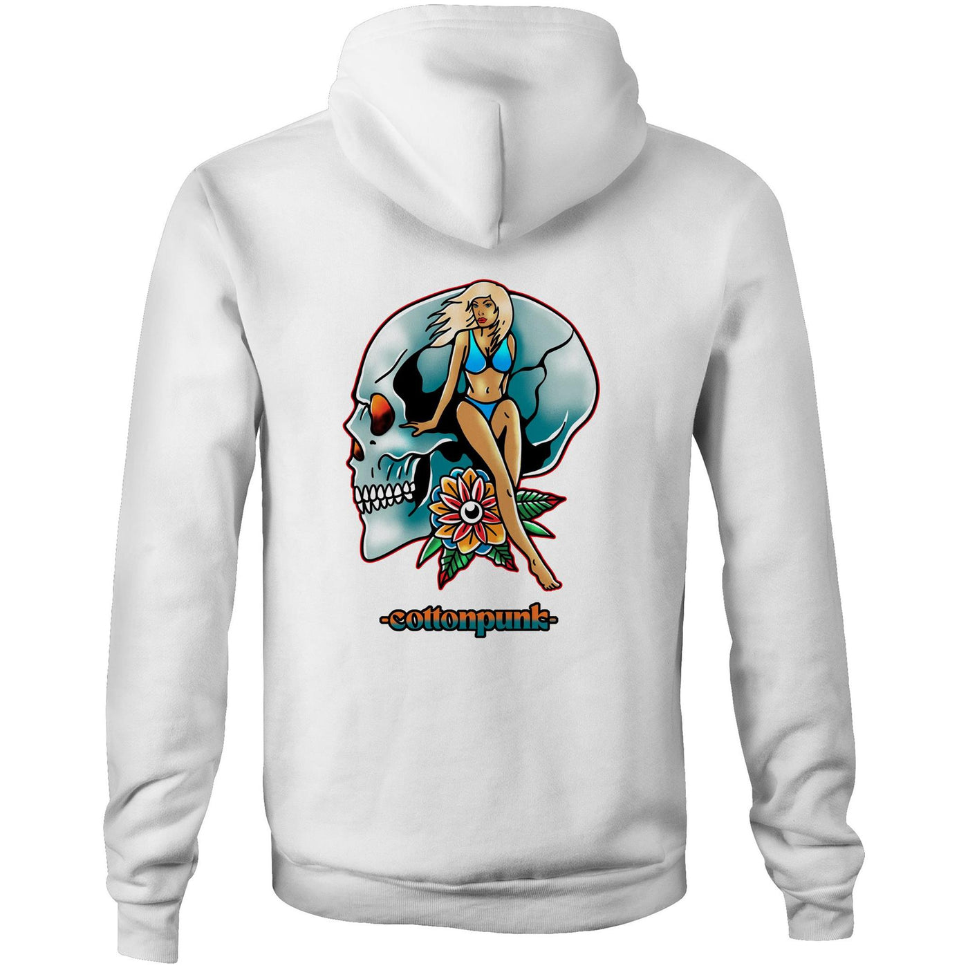 NEVER R.I.P - Mens Pocket Hoodie - BACK PRINT