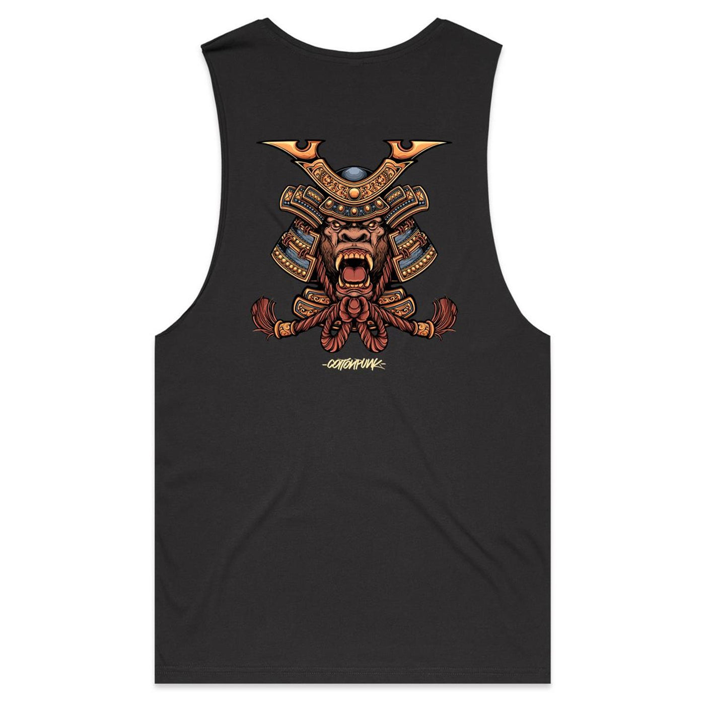 SPIRIT MONKEY - Mens Sleeveless T-Shirt - BACK PRINT