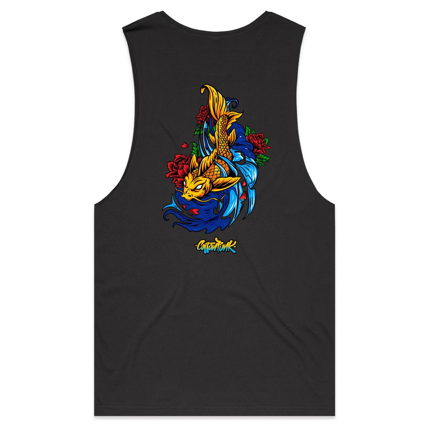 KOI - Mens Sleeveless T-Shirt - BACK PRINT