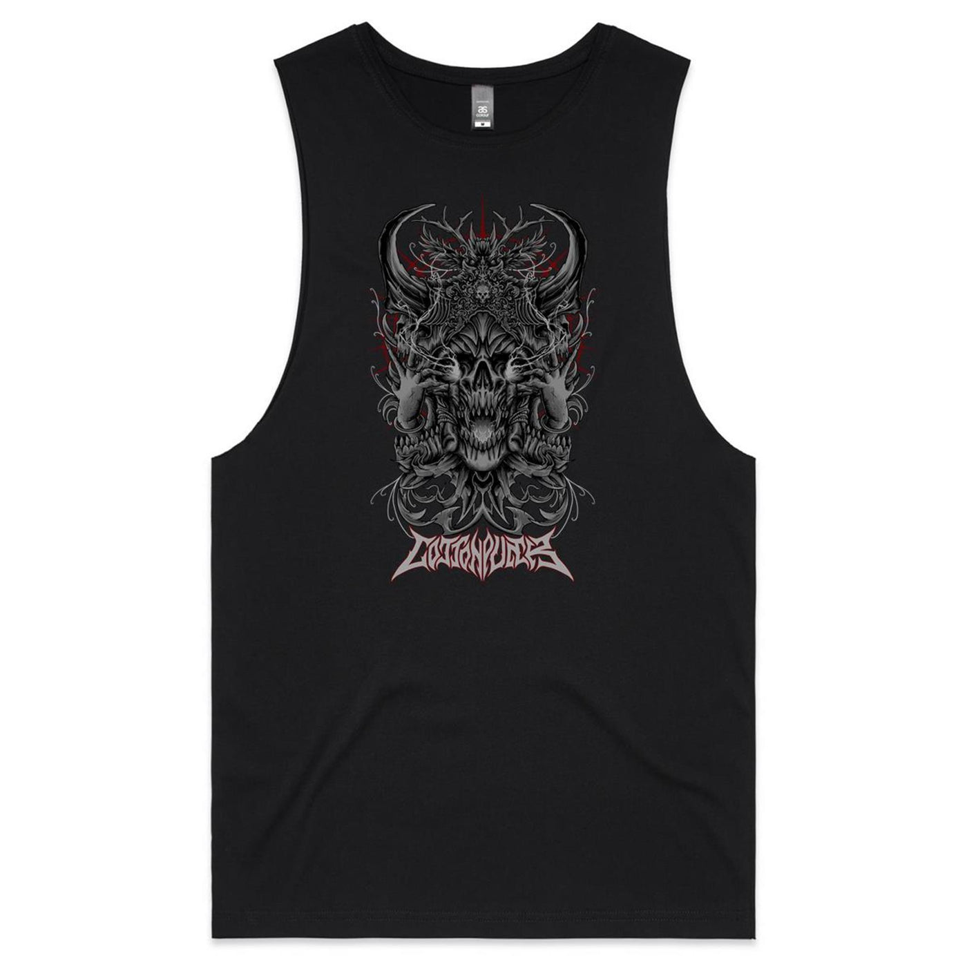 BLACK MAGIC - Mens Sleeveless T-Shirt - FRONT PRINT