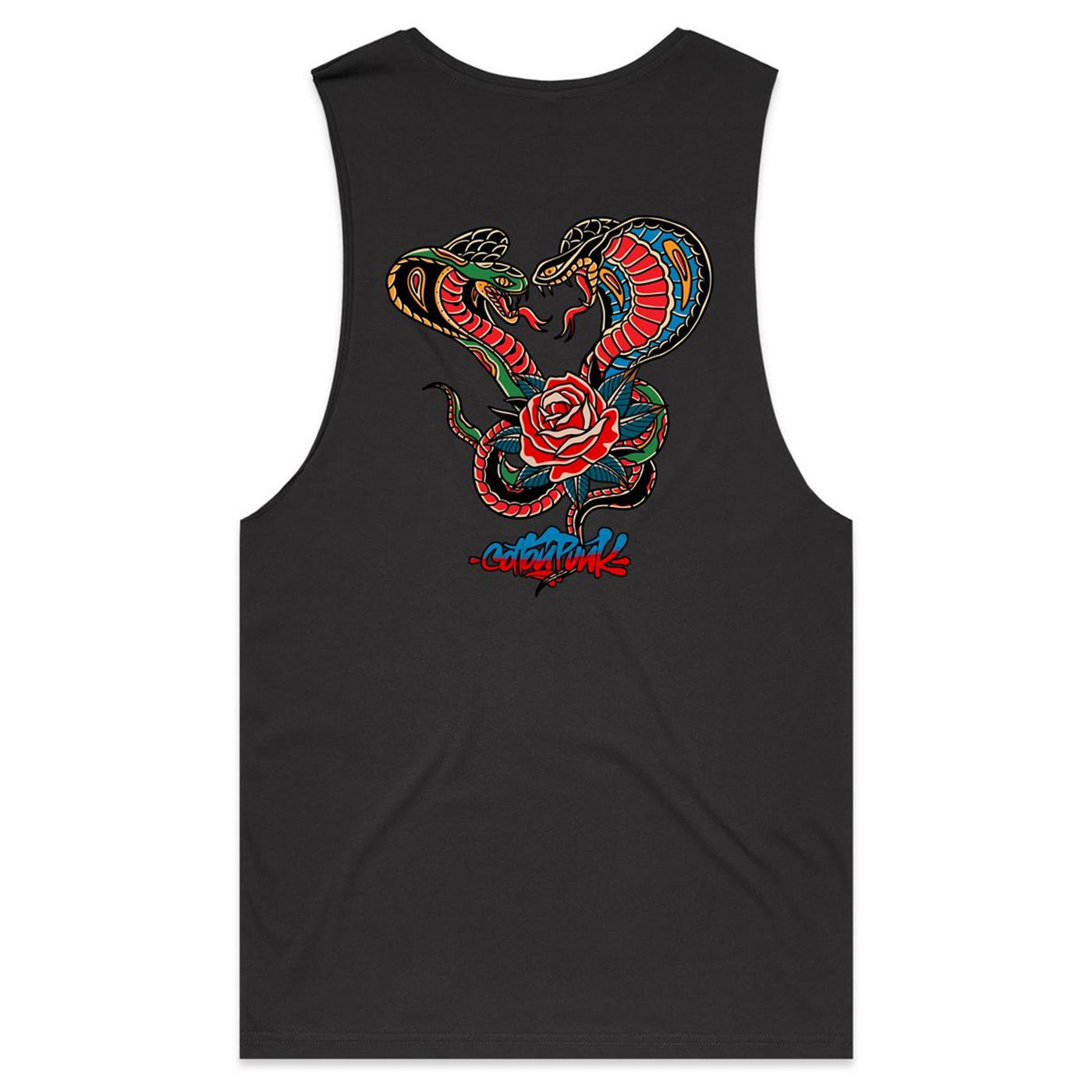 ROMANCE AIN'T DEAD - Mens Sleeveless T-Shirt - BACK PRINT