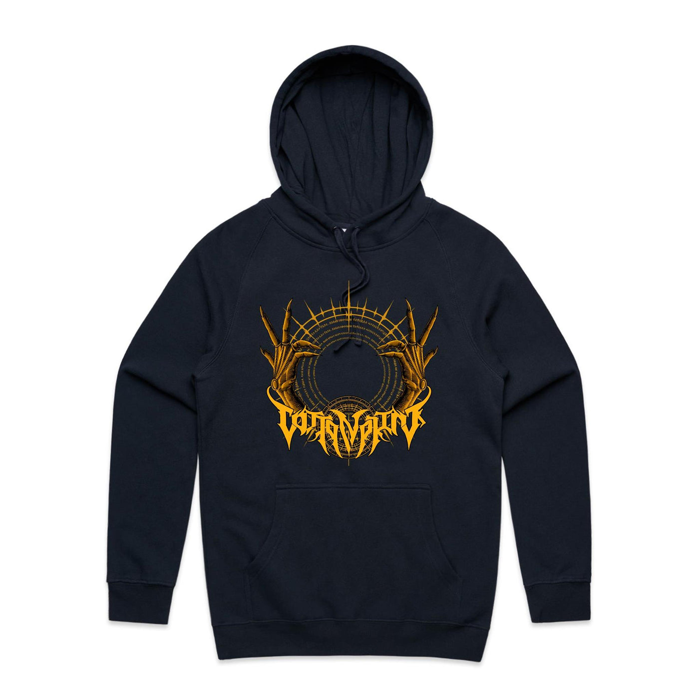 RISING IV - Mens Pocket Hoodie - FRONT PRINT