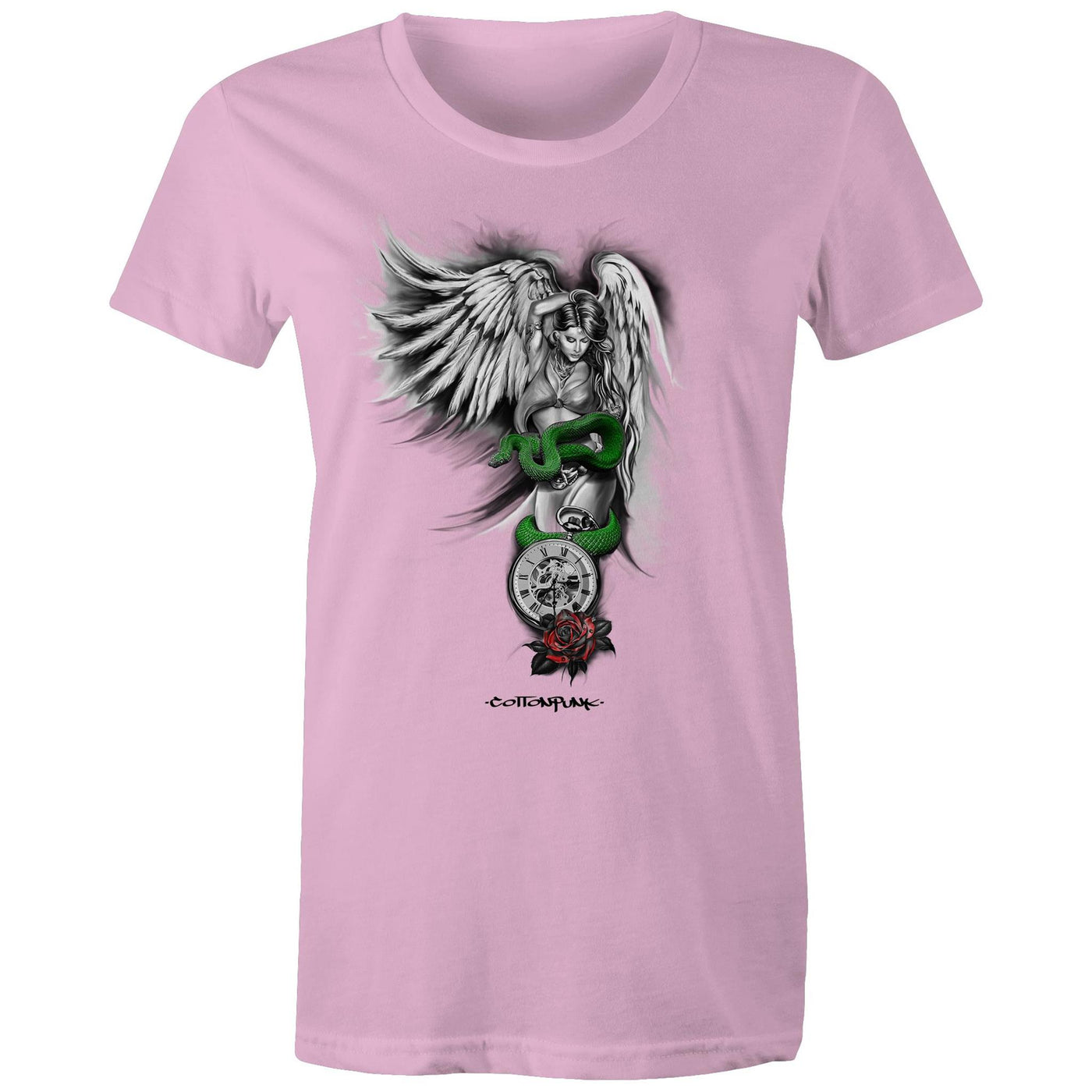 SINFUL BEAUTY (W) - Womens T-Shirt - FRONT PRINT