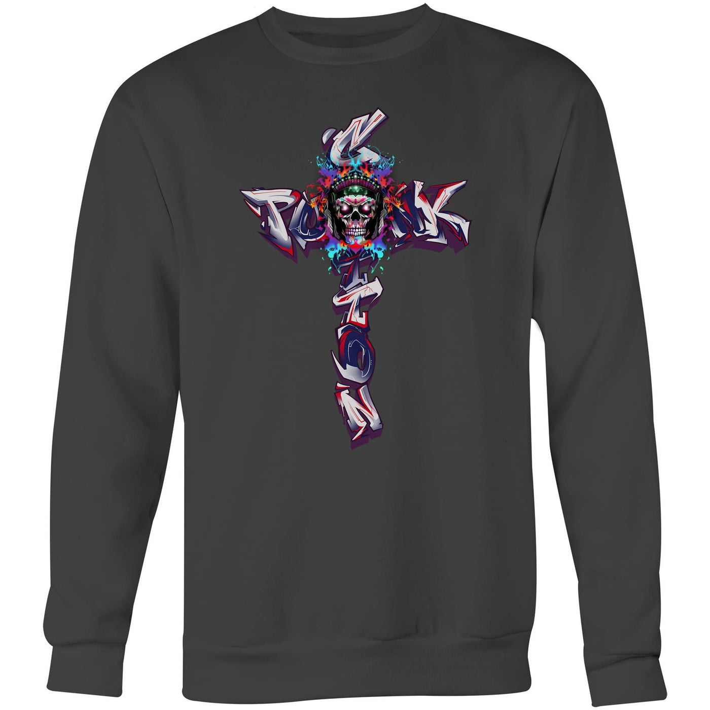 COTTONPUNK X CHILL - Mens Sweatshirt - FRONT PRINT