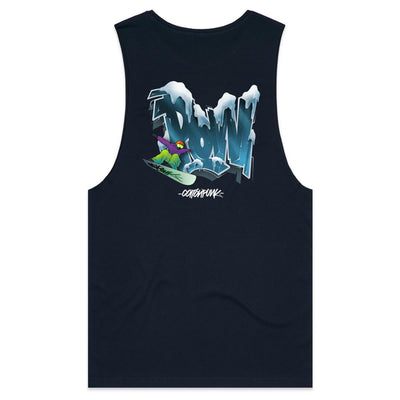 POW - Mens Sleeveless T-Shirt - BACK PRINT