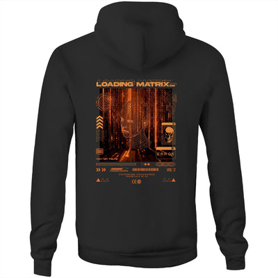 LOADING MATRIX 2 - Mens Pocket Hoodie - BACK PRINT