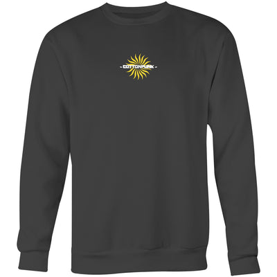 FOLLOW THE SUN - Mens Sweatshirt - BACK PRINT