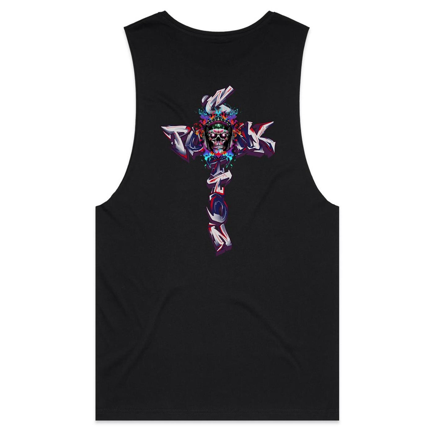 COTTONPUNK X CHILL - Mens Sleeveless T-Shirt - BACK PRINT