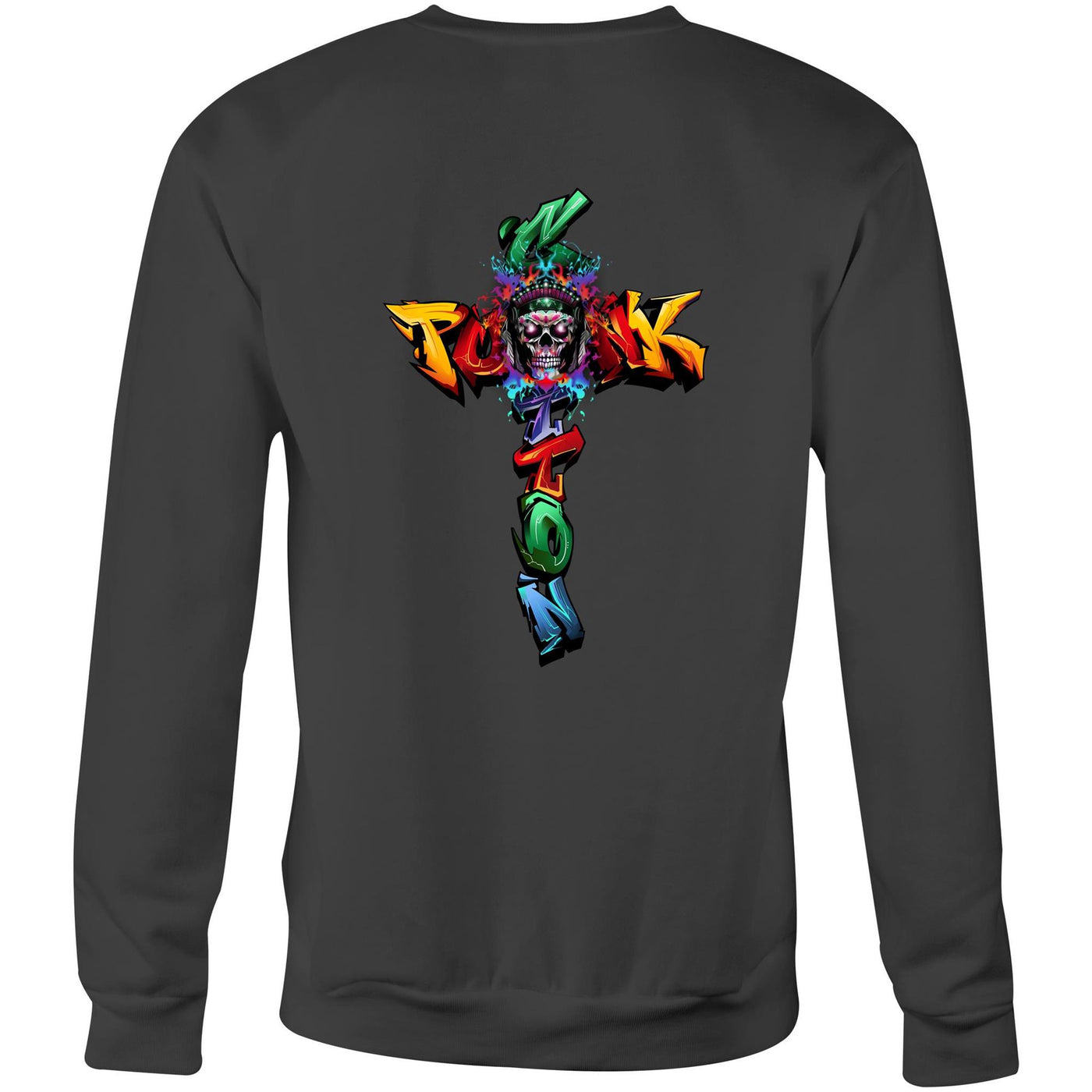 COTTONPUNK X HEAT - Mens Sweatshirt - BACK PRINT