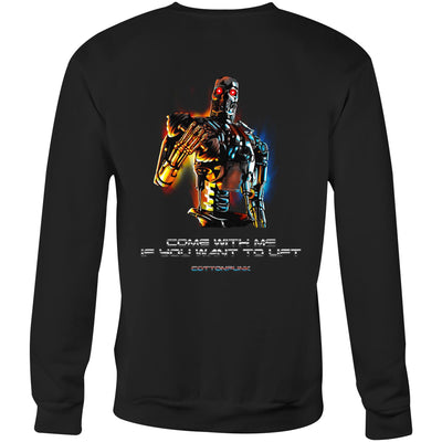 COME WITH ME - Mens Sweatshirt - BACK PRINT