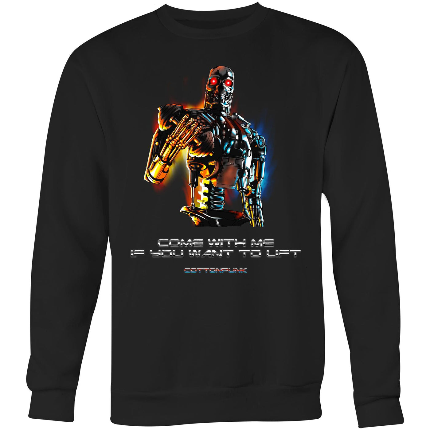 COME WITH ME - Mens Sweatshirt - FRONT PRINT