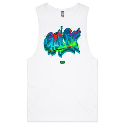 GHOST - Mens Sleeveless T-Shirt - FRONT PRINT