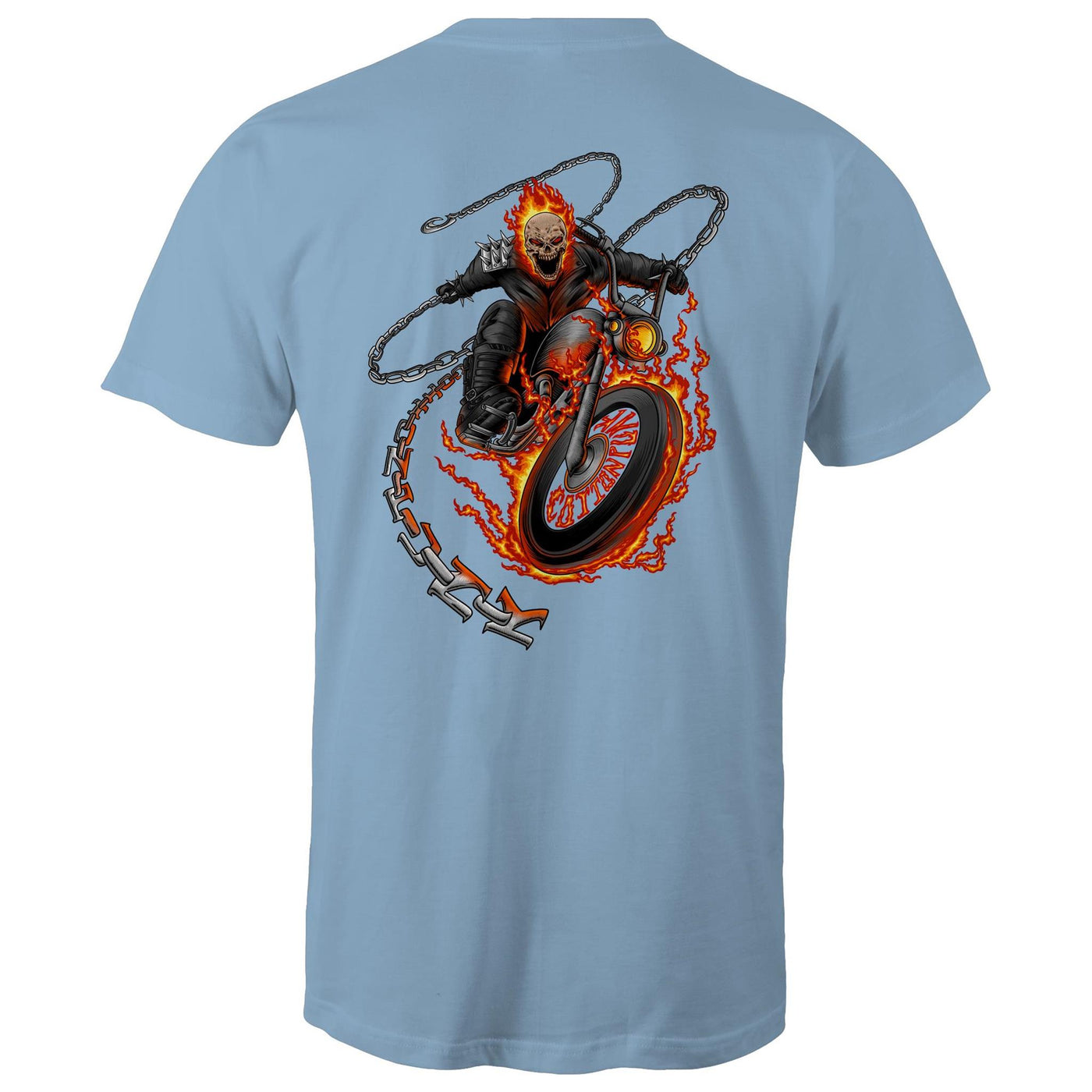 DEATH RIDER - Mens T-Shirt - BACK PRINT