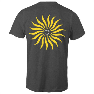 FOLLOW THE SUN II - Mens T-Shirt - BACK PRINT