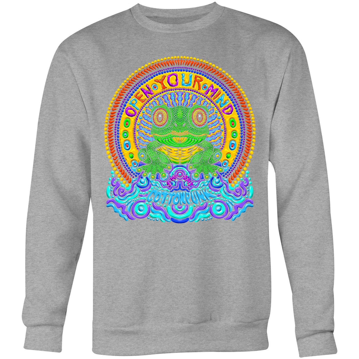 OPEN YOUR MIND (W) - Womens Sweatshirt - FRONT PRINT