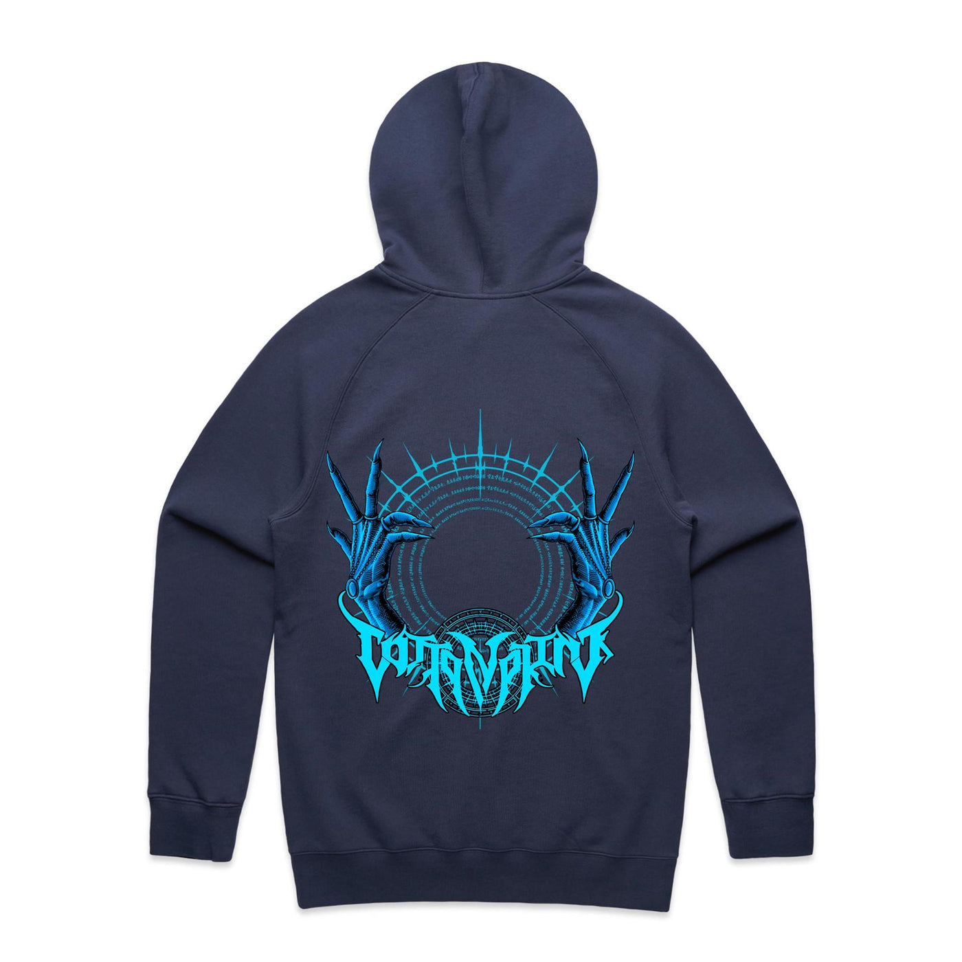 RISING - Mens Pocket Hoodie - BACK PRINT