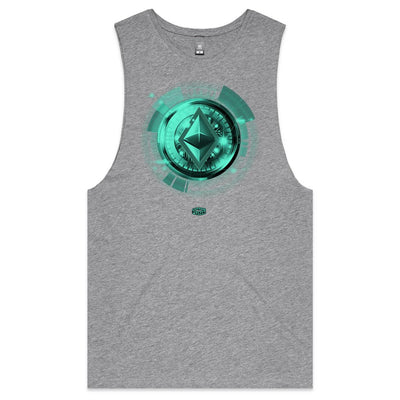 ETHEREUM III - Mens Sleeveless T-Shirt - FRONT PRINT