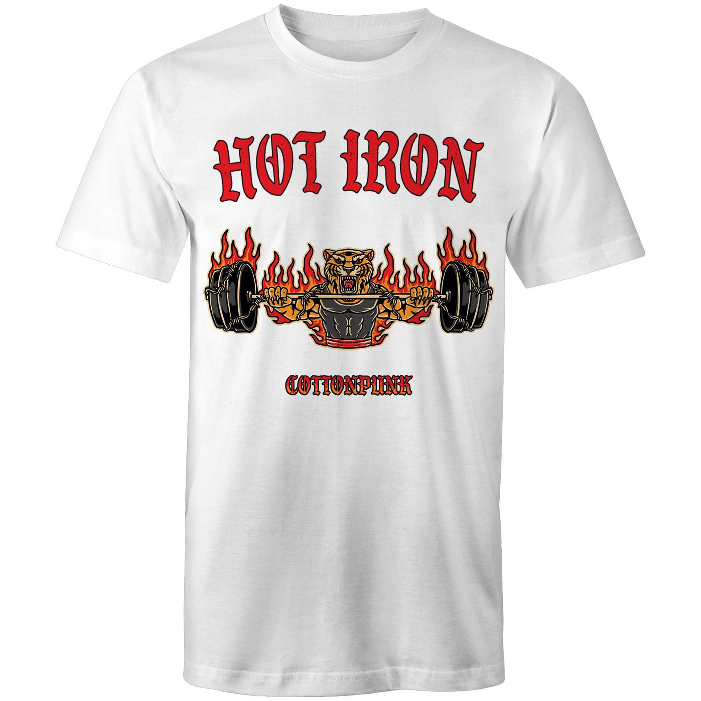 HOT IRON - Mens T-Shirt - FRONT PRINT