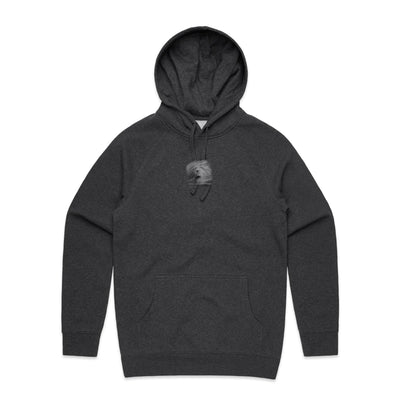 HERE'S JOHNNY - Mens Pocket Hoodie - BACK PRINT