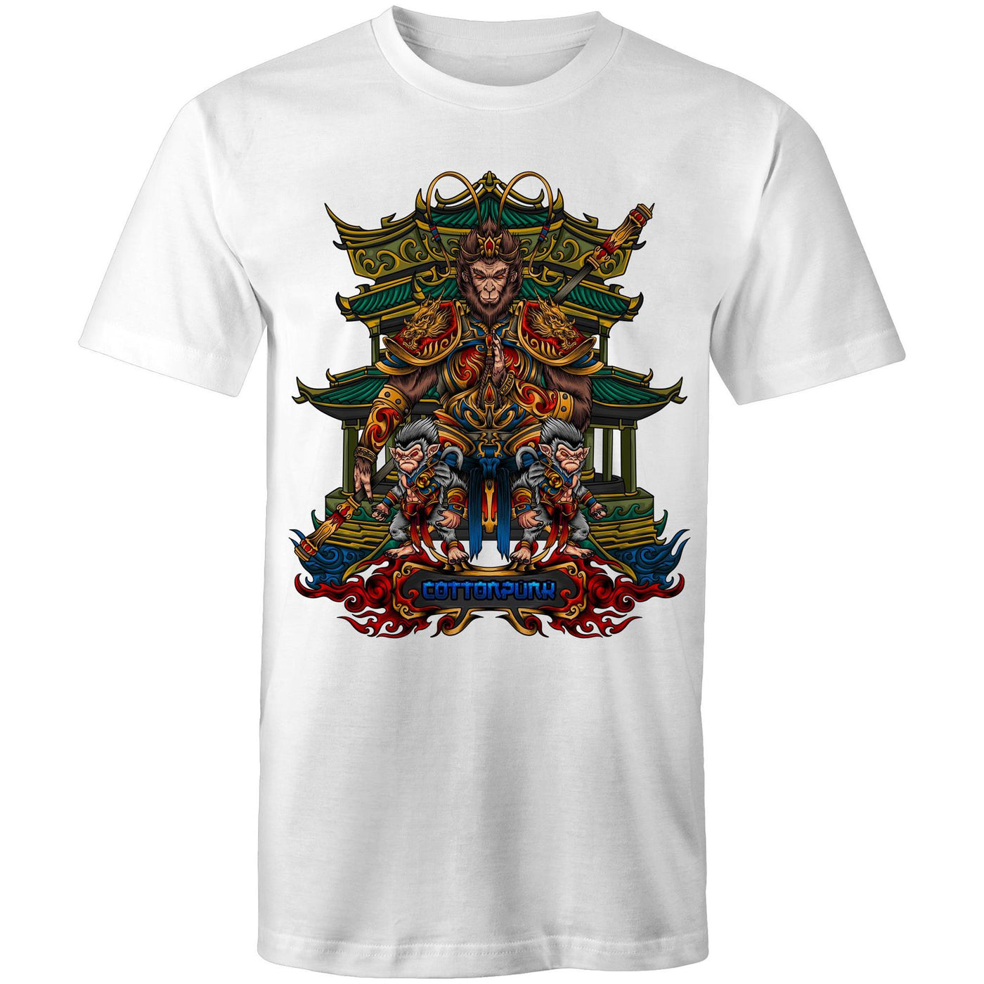 MONKEY KING - Mens T-Shirt - FRONT PRINT